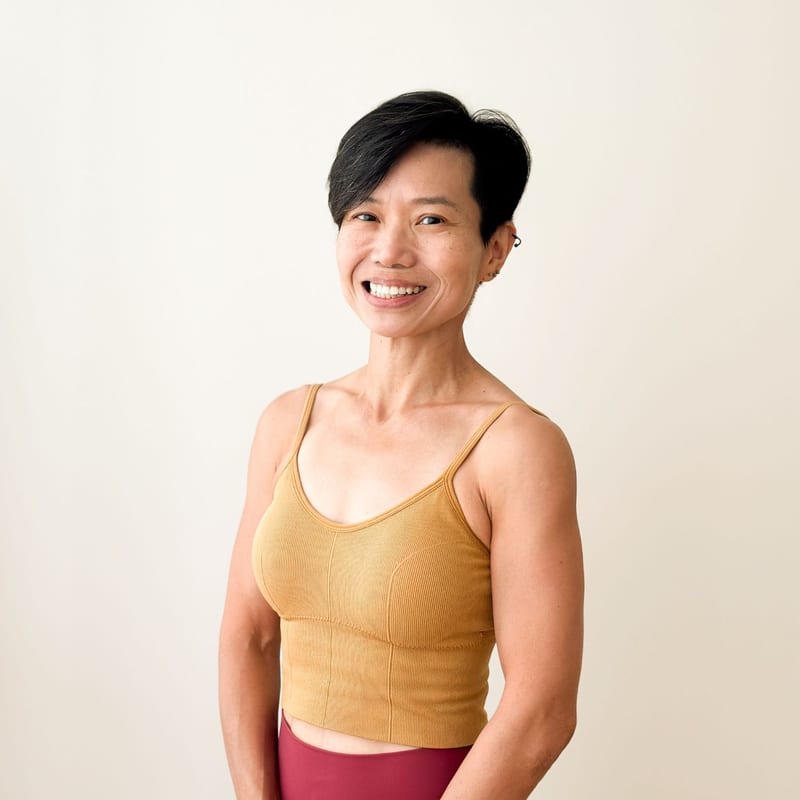 Sam Koh, yoga instructor at Hae Studio